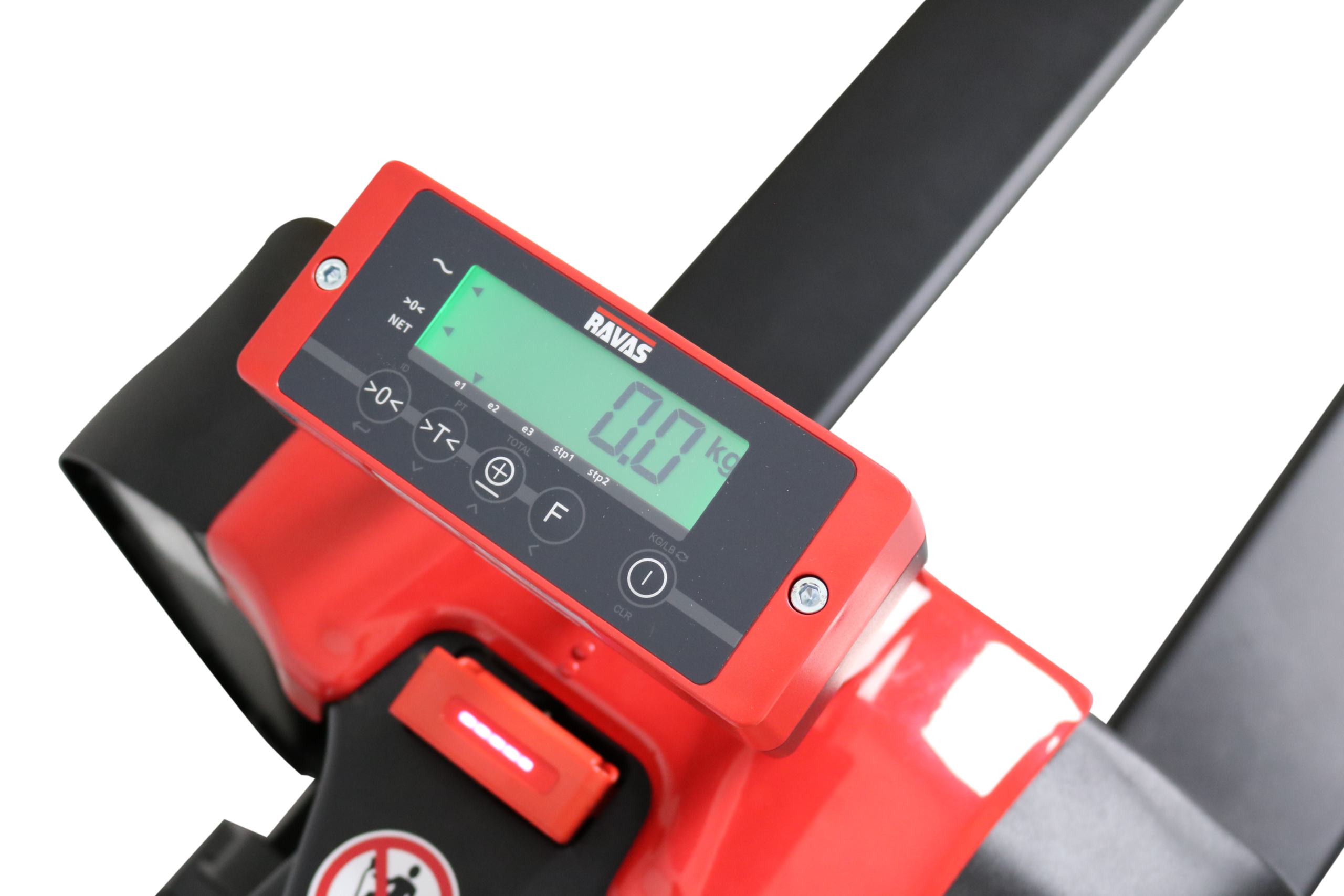 RAVAS ergo truck weegdisplay