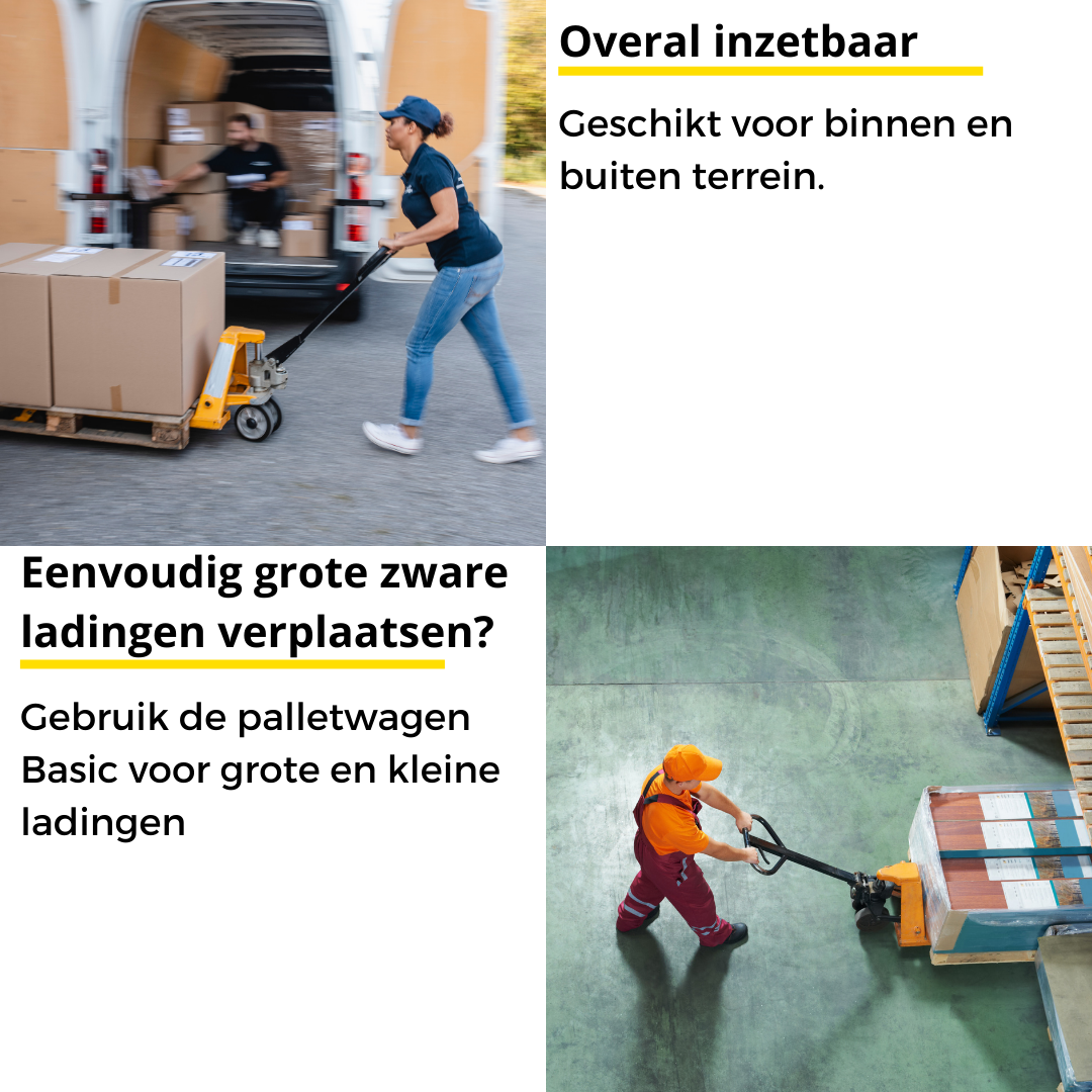 Palletwagen 2500KG - Vorklengte 1150mm