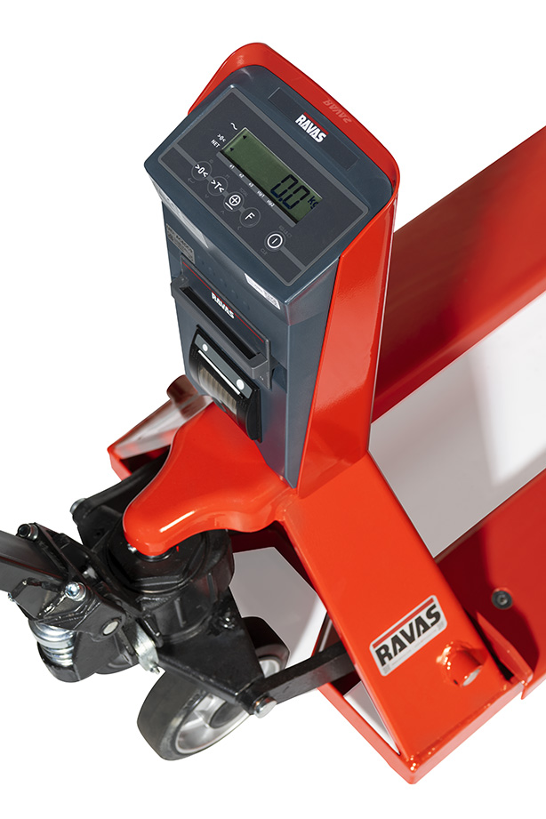 ravas 3200 weegpalletwagen display