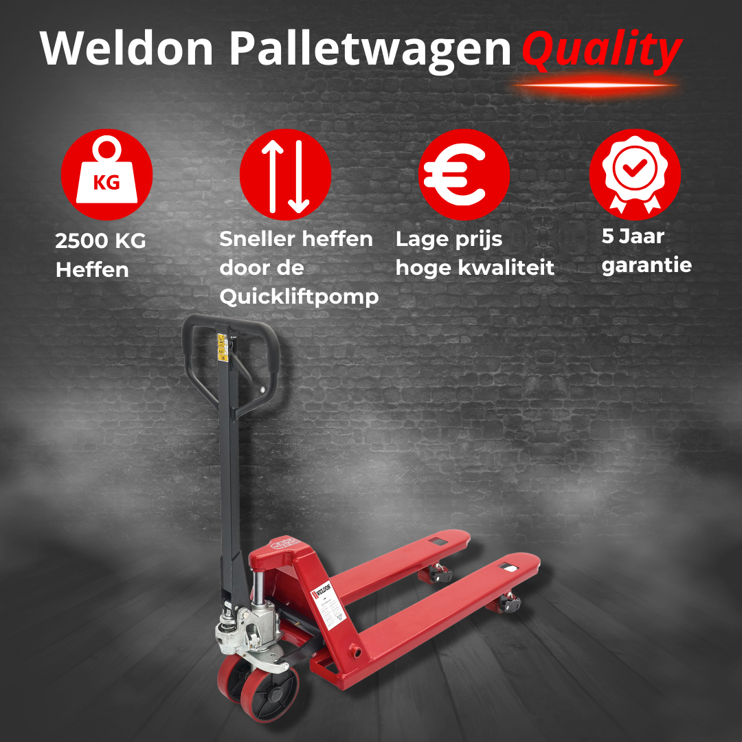 WELDON Palletwagen Quicklift - 2500KG